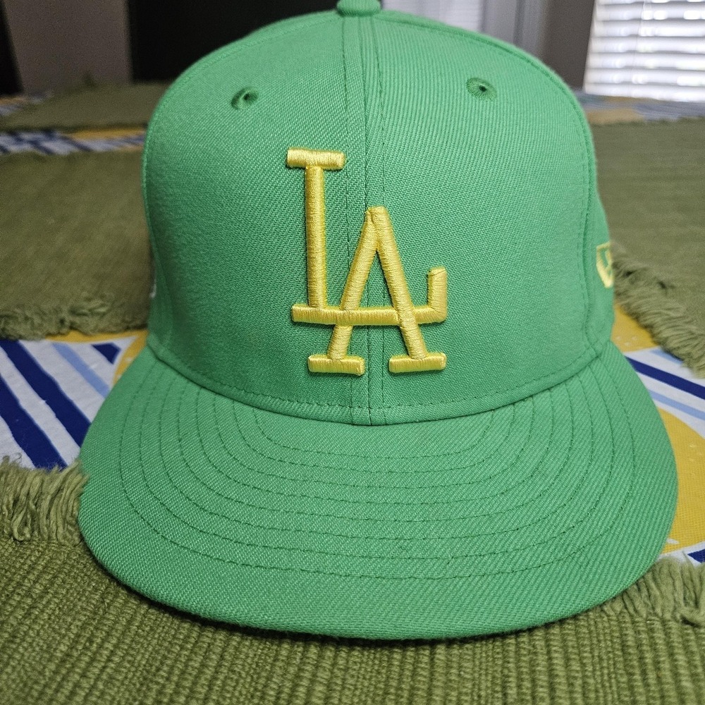 Los Angeles Dodgers Hat Mens 7 1/8 Green New Era 59FIFTY 1959 All Star Game Cap